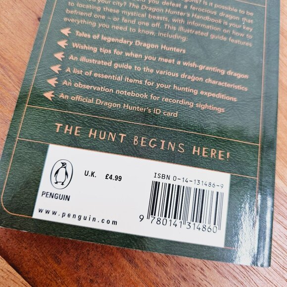 The Dragon Hunters Handbook Field Guides to Paranormal Paperback Book Vintage - Picture 7 of 11